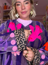 Lade das Bild in den Galerie-Viewer, Jacke samt lila