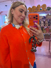 Lade das Bild in den Galerie-Viewer, Strickjacke Neon Vibes Orange