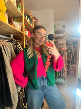 Lade das Bild in den Galerie-Viewer, Teddy-Weste Grün