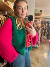 Lade das Bild in den Galerie-Viewer, Teddy-Weste Grün