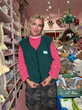 Lade das Bild in den Galerie-Viewer, Teddy-Weste Grün