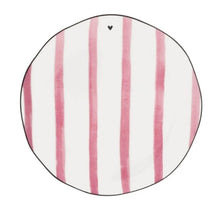 Lade das Bild in den Galerie-Viewer, Kuchenteller „Rose Big Stripe“
