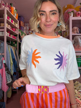 Lade das Bild in den Galerie-Viewer, Short pink orange Stripes
