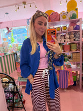 Lade das Bild in den Galerie-Viewer, Musselinbluse blue
