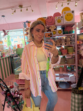 Lade das Bild in den Galerie-Viewer, Musselinbluse Icecream Stripes
