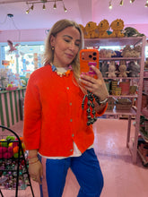 Lade das Bild in den Galerie-Viewer, Strickjacke Neon Vibes Orange
